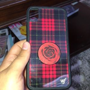 Iphone Xr red plaid case